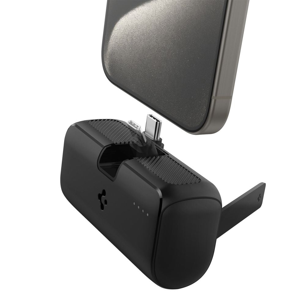 Batterie Externe Spigen, 5000mAh, 22.5W, PD, 1 x USB-C, Noire