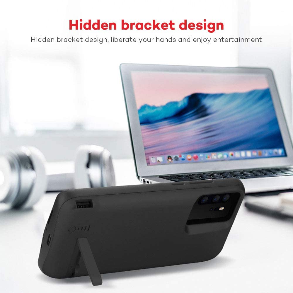 External Battery Case Techsuit Power Pro Battery for Huawei P30 Pro New Edition / P30 Pro, 5000mAh, Black