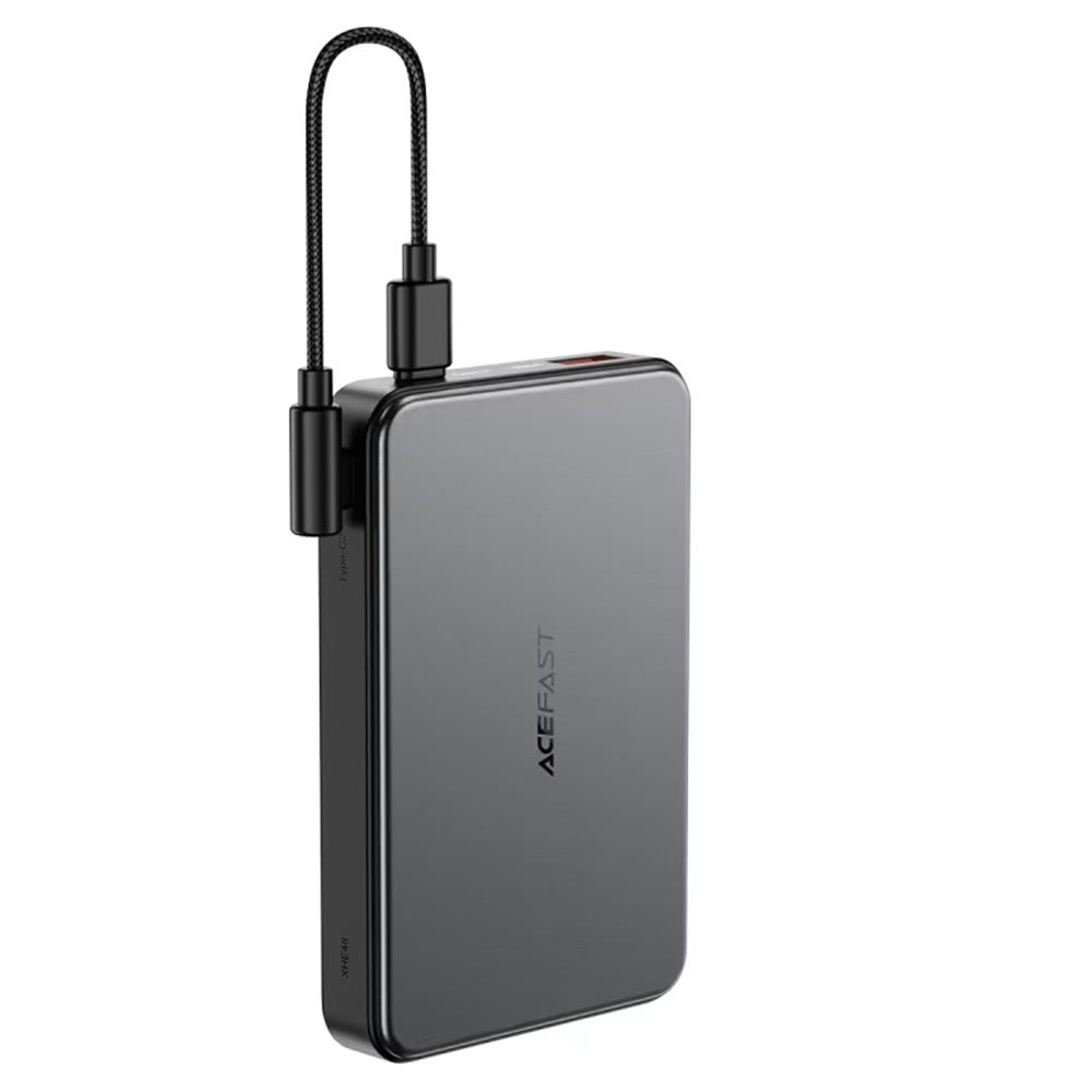 Batterie Externe Sans Fil Acefast M31, 10000mAh, 22.5W, QC + PD + FQI, 1 x QI - 1 x USB-A - 2 x USB-C, Noire