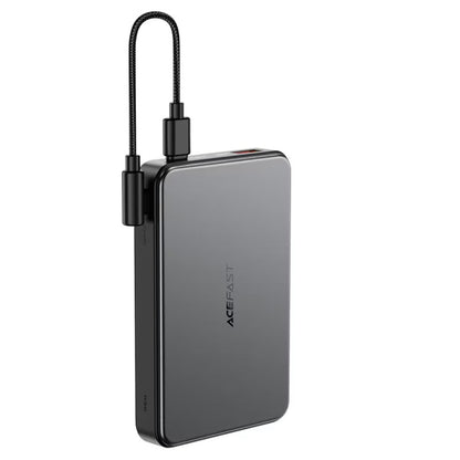 Batterie Externe Sans Fil Acefast M31, 10000mAh, 22.5W, QC + PD + FQI, 1 x QI - 1 x USB-A - 2 x USB-C, Noire