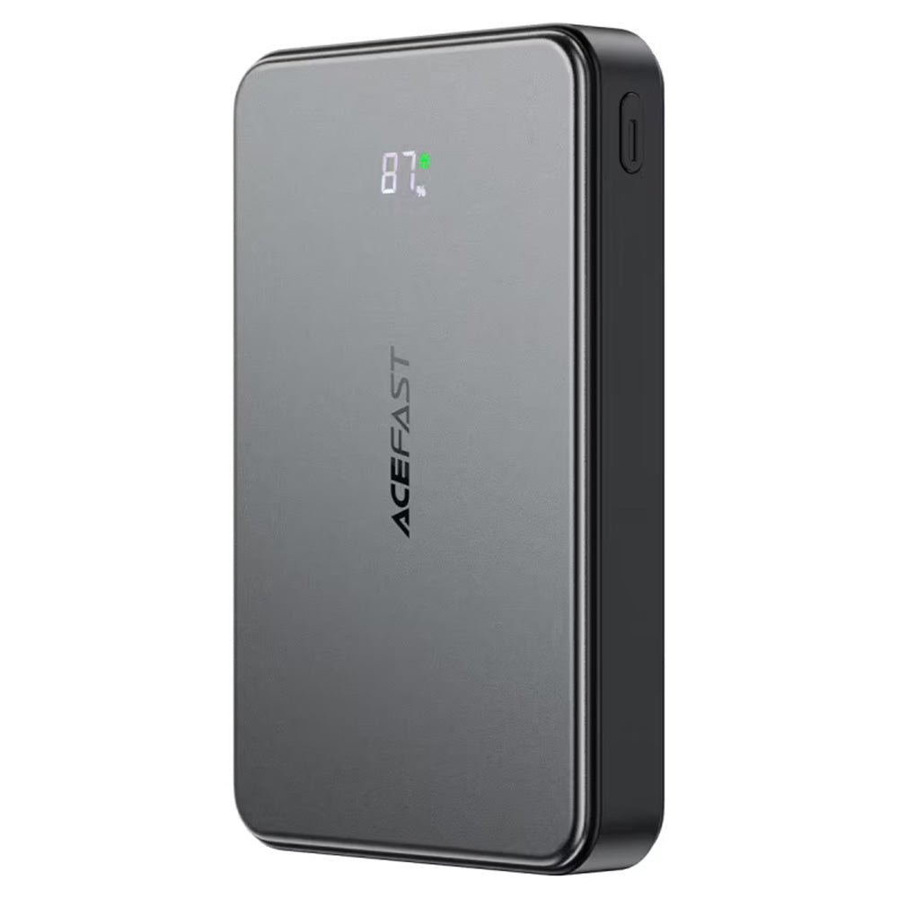 Batterie Externe Sans Fil Acefast M31, 10000mAh, 22.5W, QC + PD + FQI, 1 x QI - 1 x USB-A - 2 x USB-C, Noire
