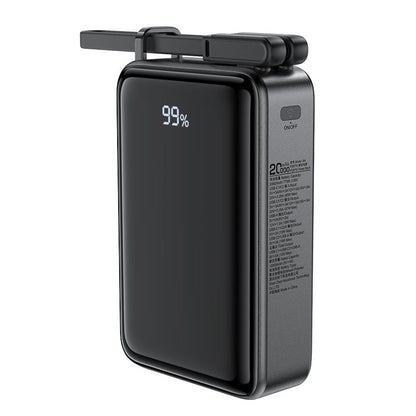 Externer Akku Acefast M4, 20000mAh, 67W, PD, 1 x USB-A - 2 x USB-C, Schwarz