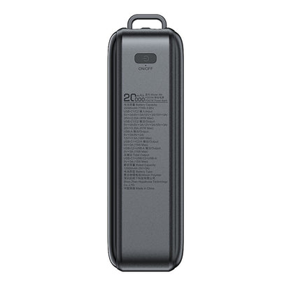 Externer Akku Acefast M4, 20000mAh, 67W, PD, 1 x USB-A - 2 x USB-C, Schwarz