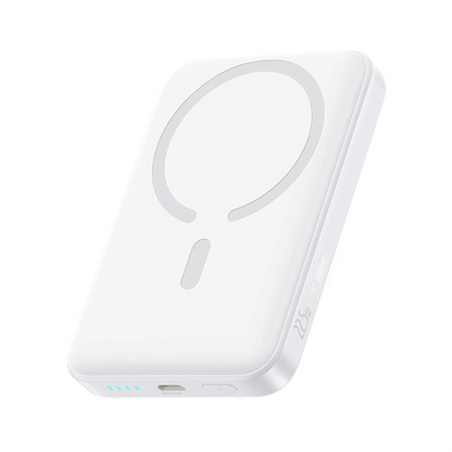 Batterie Externe Sans Fil Baseus EnerFill FM11 Ultra-Mini, 10000mAh, 22.5W, PD + FQI, 1 x QI - 1 x USB-C, Blanche P1008210E213-00