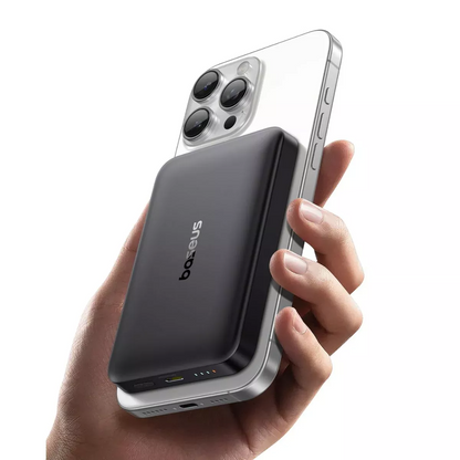 Batterie Externe Sans Fil Baseus Enerfill FM12, 10000mAh, 22.5W, PD + FQI, 1 x QI - 1 x USB-C, Noire E0028500