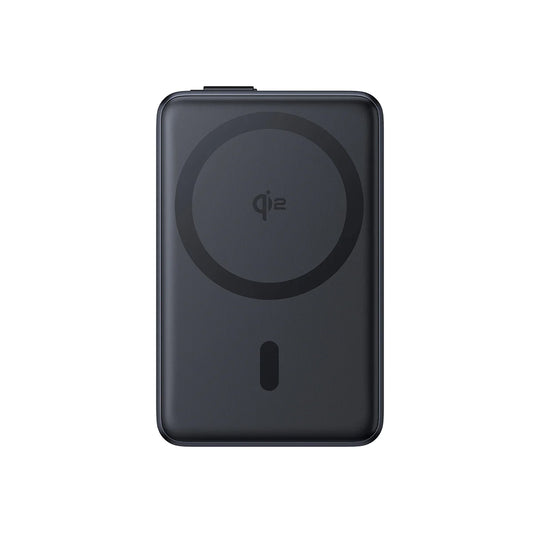Externe Draadloze Batterij Baseus Nomos, 10000mAh, 45W, PD + FQI, 1 x QI - 2 x USB-C, Zwart P10078800123-00