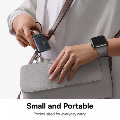 Wireless Powerbank Baseus EnerFill FW11 für Apple Watch Series, 1640mAh, 5W, 1 x QI, Schwarz E0205301