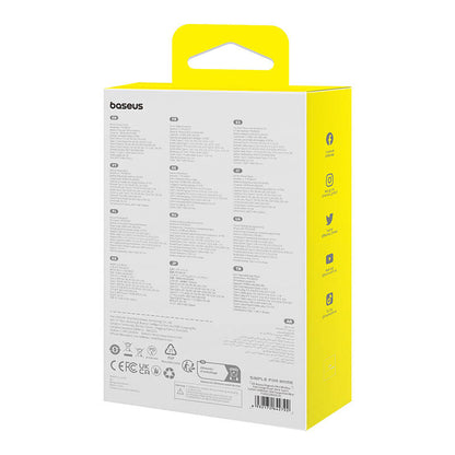 Baseus Magnetic Mini Wireless External Battery, 10000mAh, 30W, PD + FQI, 1 x Lightning - 1 x QI - 1 x USB-C, Blue P1002210B333-00