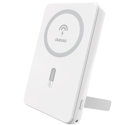 Draadloze Externe Batterij Dudao K14S+, 10000mAh, 22.5W, QC + PD + FQI, 1 x QI - 1 x USB-A - 1 x USB-C, Wit