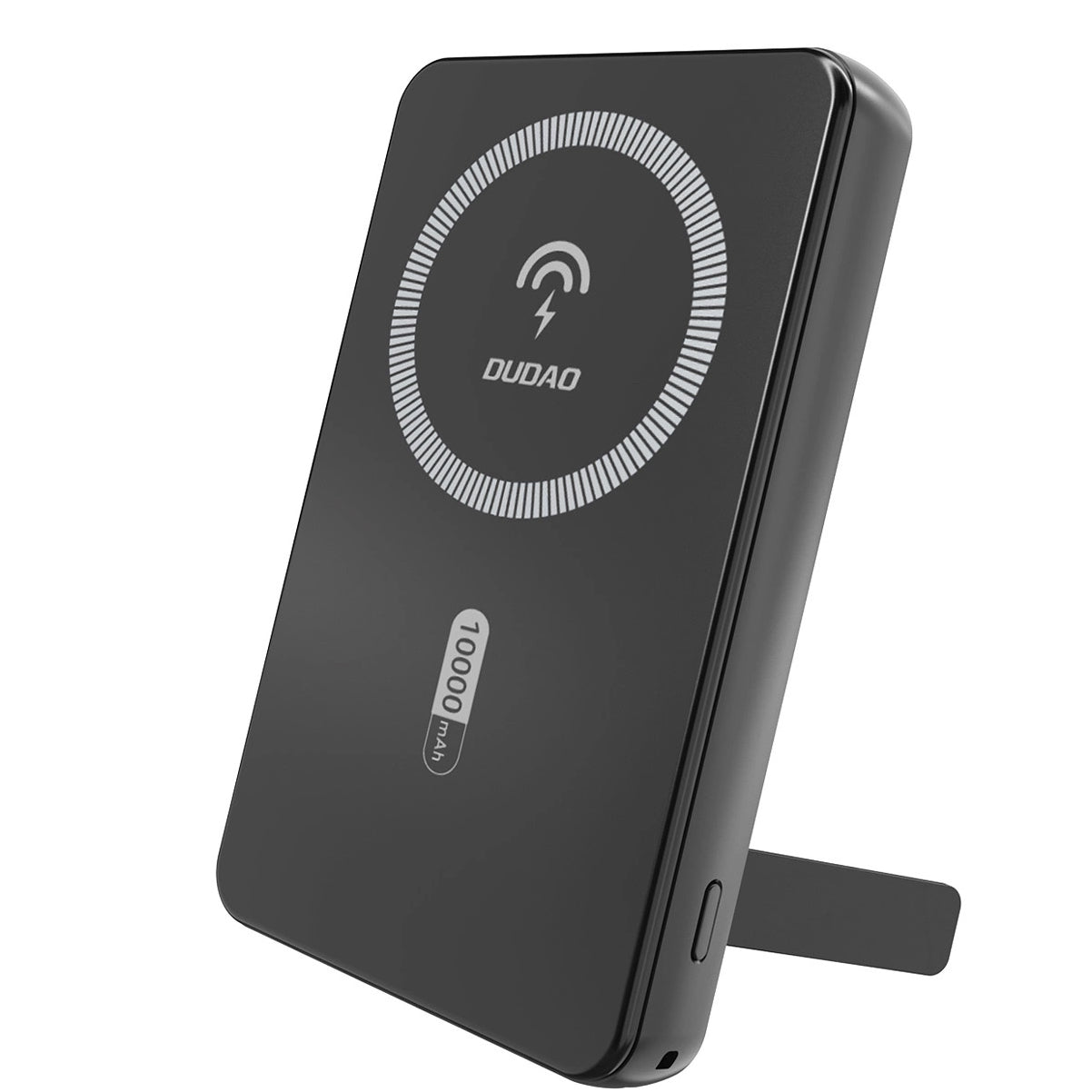 Externer Wireless-Akku Dudao K14S+, 10000mAh, 22.5W, QC + PD + FQI, 1 x QI - 1 x USB-A - 1 x USB-C, Schwarz