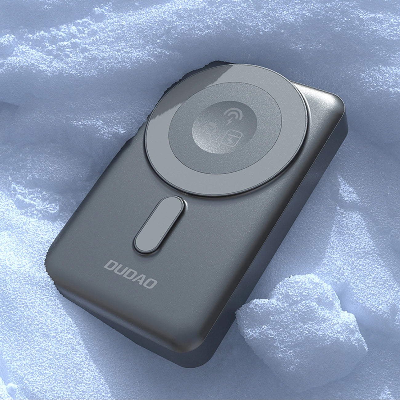 Externer Wireless-Akku Dudao K29, 10000mAh, 20W, PD + FQI, 1 x Lightning - 1 x QI - 1 x USB-C, Grau