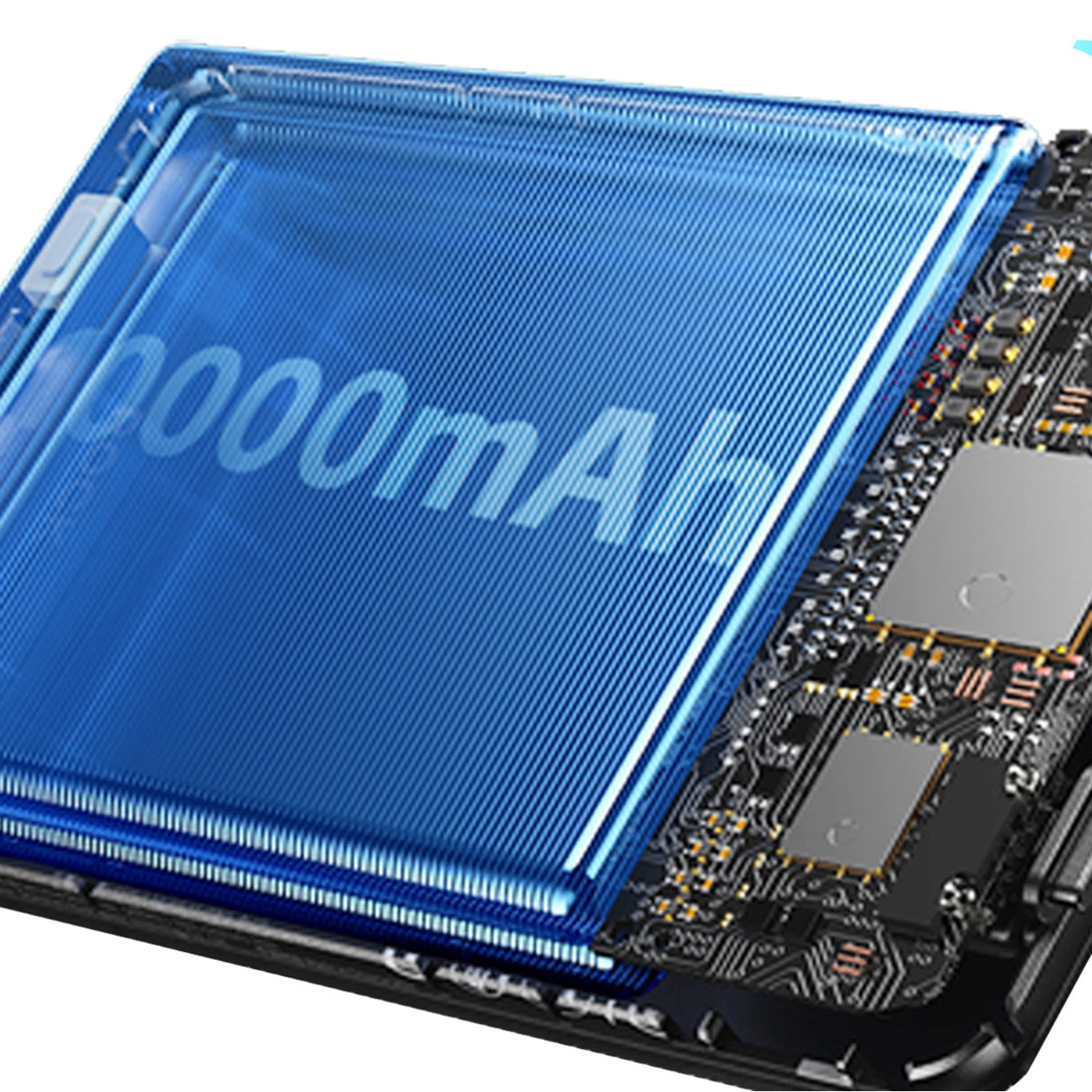 Externer Wireless-Akku Dudao K29, 10000mAh, 20W, PD + FQI, 1 x Lightning - 1 x QI - 1 x USB-C, Grau