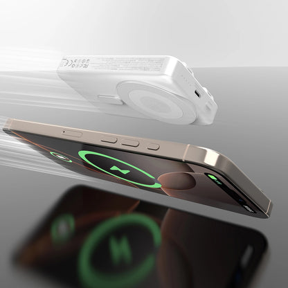 Externer Wireless-Akku Dudao K29, 10000mAh, 20W, PD + FQI, 1 x Lightning - 1 x QI - 1 x USB-C, Grau