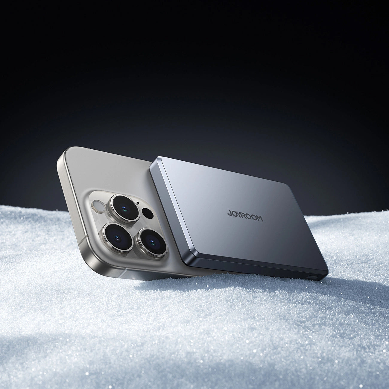 Joyroom JR-PBM08 Pro Wireless External Battery, 10000mAh, 20W, PD + FQI, 1 x QI - 1 x USB-C, Gray