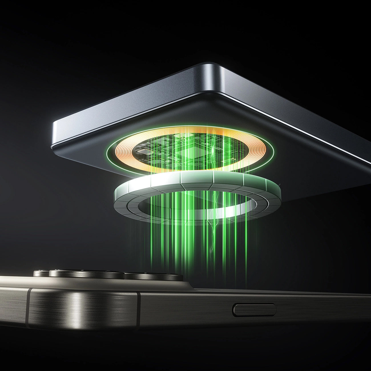 Joyroom JR-PBM08 Pro Wireless External Battery, 10000mAh, 20W, PD + FQI, 1 x QI - 1 x USB-C, Gray