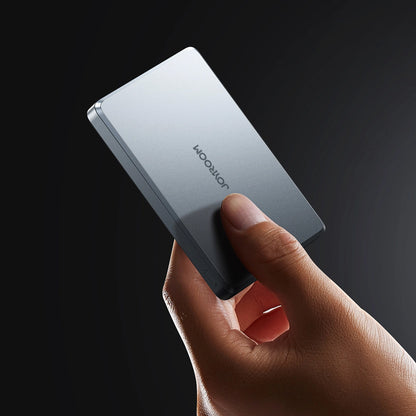 Joyroom JR-PBM08 Pro Wireless External Battery, 10000mAh, 20W, PD + FQI, 1 x QI - 1 x USB-C, Gray