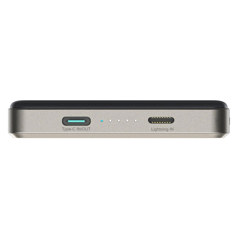 Wireless Powerbank Joyroom JR-PBM08 Pro, 10000mAh, 22,5W, PD + FQI, 1 x QI - 2 x USB-C, Beige