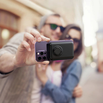 Draadloze Externe Batterij Joyroom JR-W050, 10000mAh, 20W, QC + PD + FQI, 1 x QI - 1 x USB-A - 1 x USB-C, Zwart