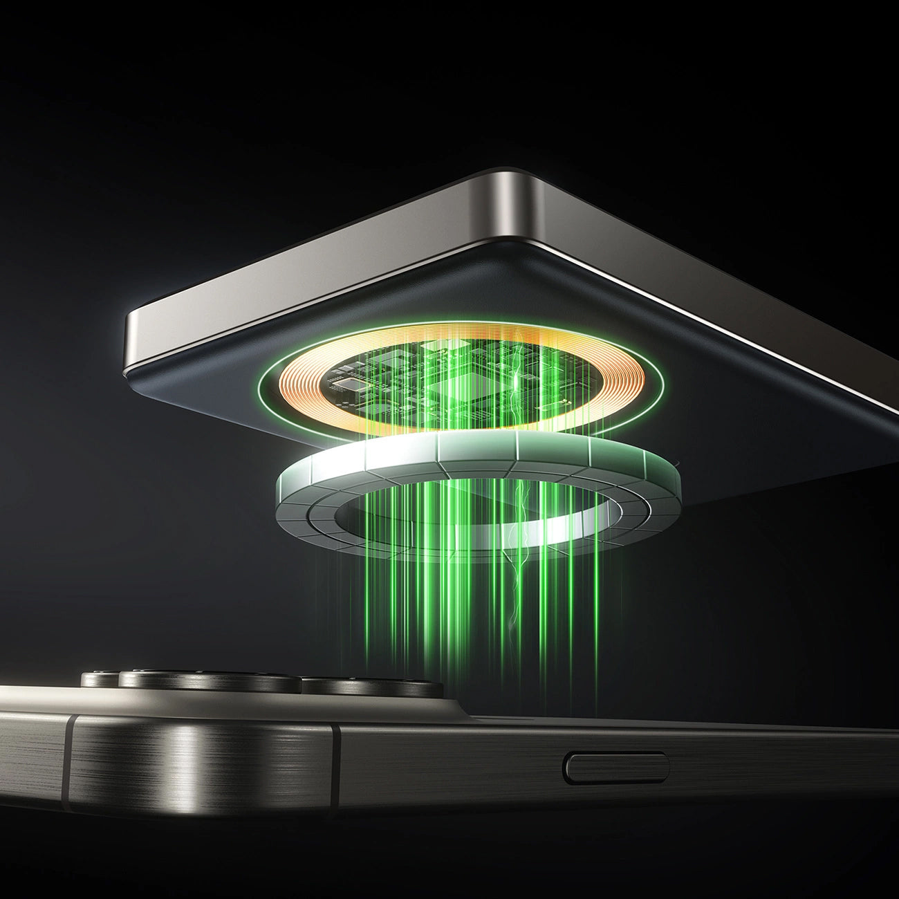 Joyroom JR-PBM08 Pro Wireless External Battery, 10000mAh, 20W, PD + FQI, 1 x QI - 1 x USB-C, Beige