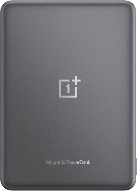 Draadloze Externe Batterij OnePlus Slim Magnetic, 5000mAh, 10W, FQI, 1 x USB-C, Grijs 5411100015