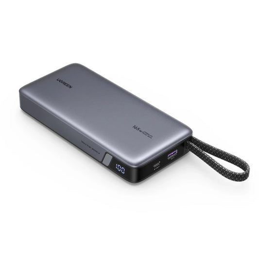 Batterie Externe UGREEN PB726 (55995B), 25000mAh, 165W, QC + PD, 1 x USB-A - 3 x USB-C, Gris