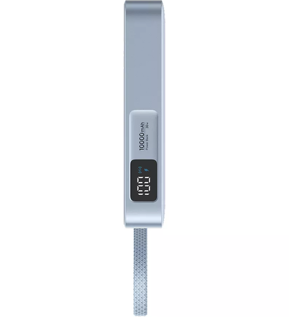 Externer Wireless-Akku UGREEN MagFlow PB773, 10000mAh, 25W, PD + FQI, 1 x QI - 2 x USB-C, Blau