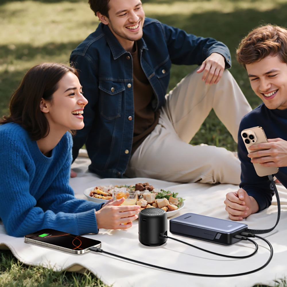 Batterie Externe UGREEN PB536 (55988B), 20000mAh, 45W, QC + PD, 1 x USB-A - 2 x USB-C, Gris