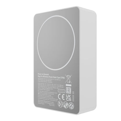 Externer Wireless-Akku Varta Mag Pro, 10000mAh, 20W, 1 x QI - 2 x USB-C, Weiß