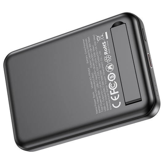 Externer Wireless-Akku XO Design PR264, 10000mAh, 20W, PD + FQI, 1 x USB-C, Schwarz