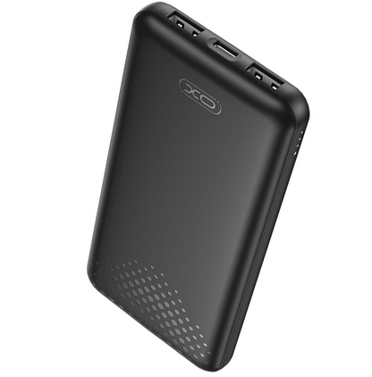 Externe Batterij XO Design PB312, 10000mAh, 10W, 2 x USB-A, Zwart