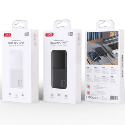 Externer Akku XO Design PR252, 20000mAh, 10W, 2 x USB-A, Schwarz