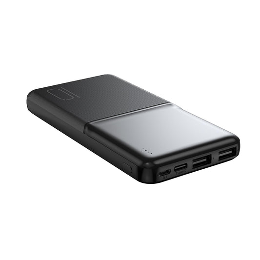 Externer Akku XO Design PR251, 10000mAh, 10W, 2 x USB-A, Schwarz