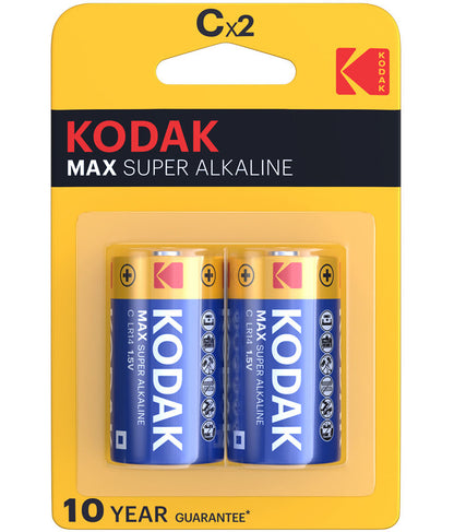 Kodak Max Alkaline batterij, LR14 Set van 2 stuks