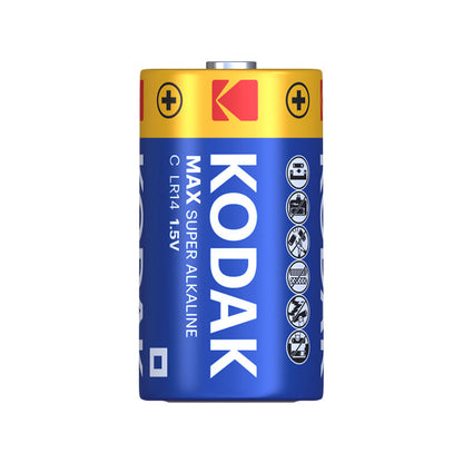 Kodak Max Alkaline batterij, LR14 Set van 2 stuks