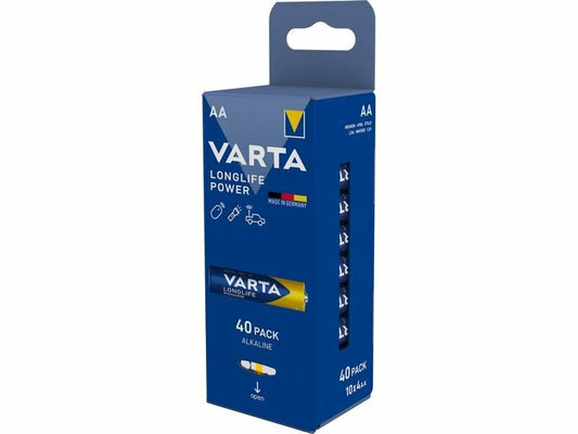 Varta Longlife Power Batterijen 4906, AA / LR6, Set 40 stuks