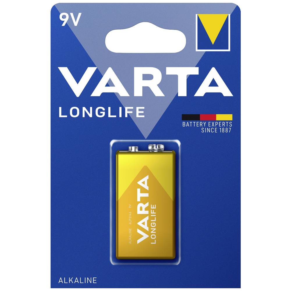 Batterij Varta Longlife, 6LR61 (9V)