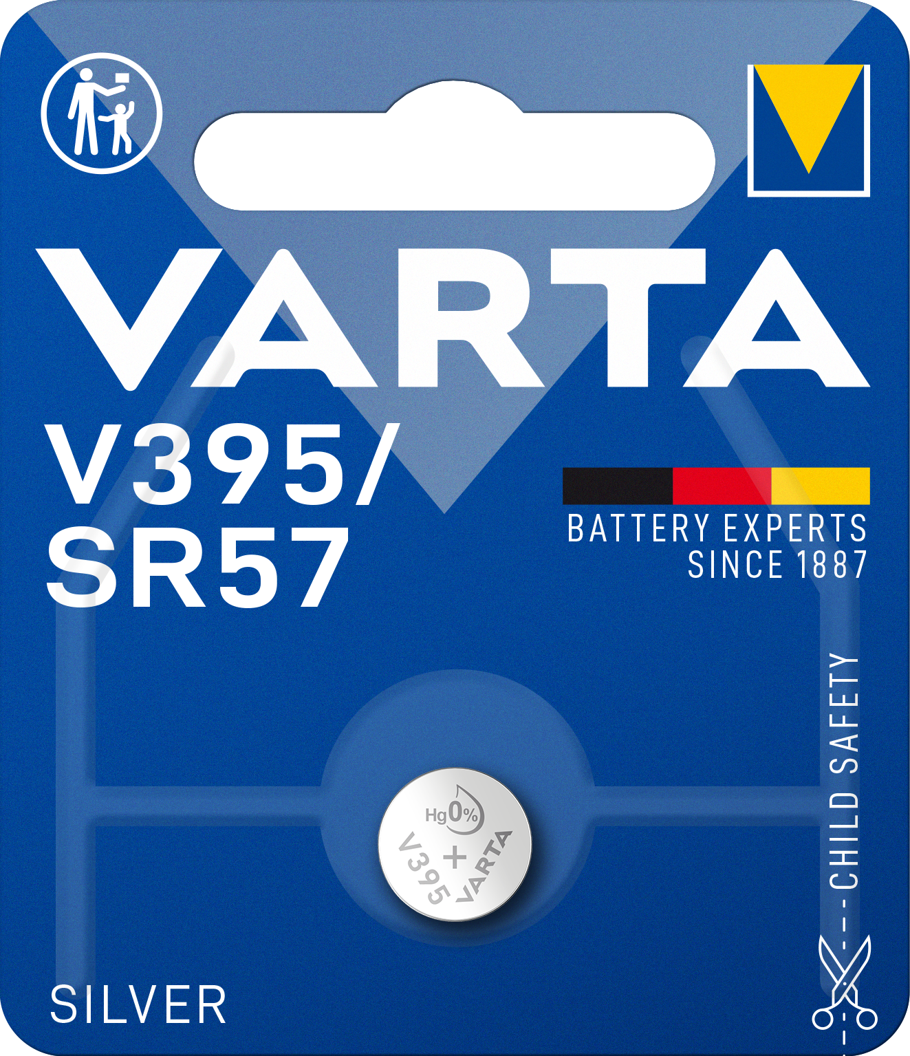 Varta batterij, V395 / SR57