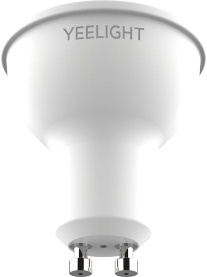 Yeelight W1 Ampoule LED, Wi-Fi, GU10, 4,8W, 2700K, 350lm, Lot de 4 pièces, Blanc YLDP004 