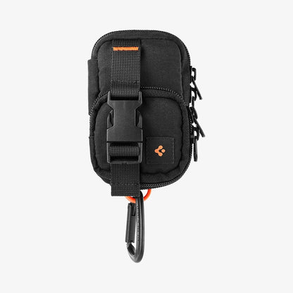 Pochette Universelle MagSafe pour Téléphone, Spigen, Snap Zip, Noire