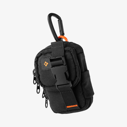 Pochette Universelle MagSafe pour Téléphone, Spigen, Snap Zip, Noire