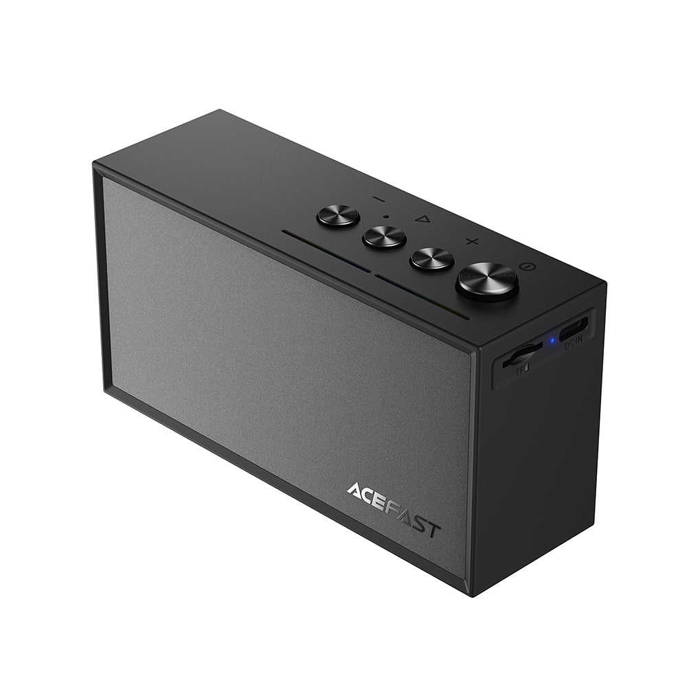 Bluetooth-luidspreker Acefast K9 Go, 7W, TWS, RGB, Waterdicht, Zwart