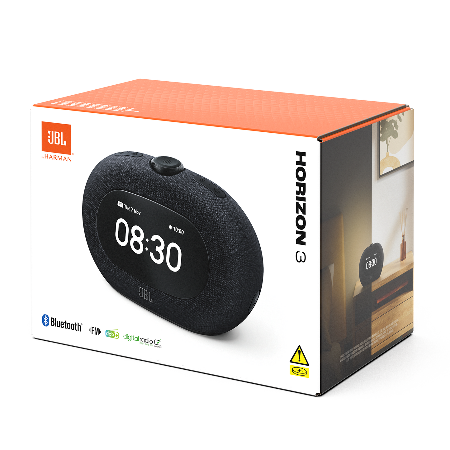 Bluetooth-luidspreker JBL Horizon 3, 2 x 5W, Pro Sound, Zwart JBLHORIZON3BLK
