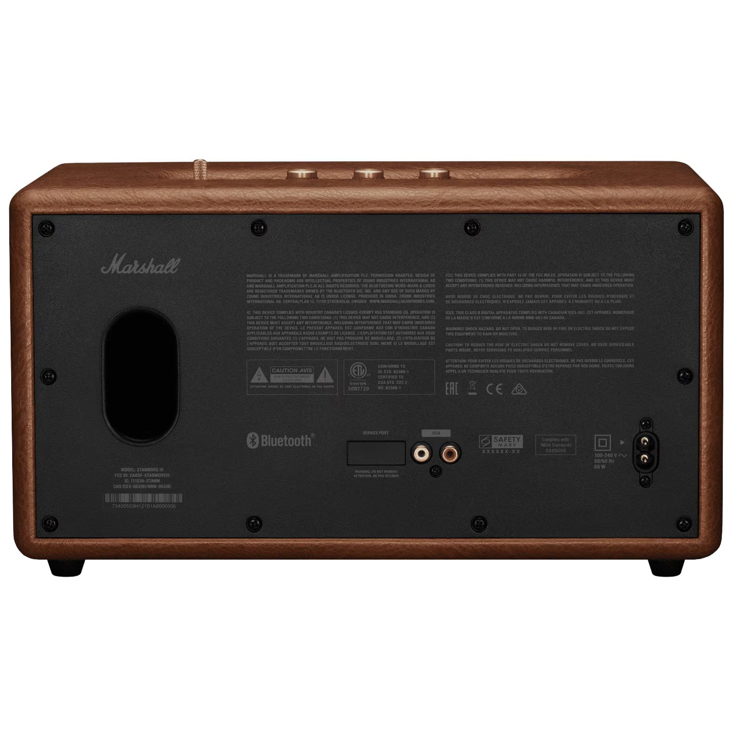 Bluetooth-luidspreker Marshall Stanmore III, 80W, Bruin