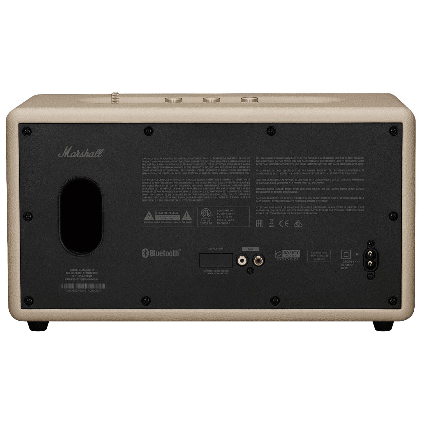 Bluetooth-luidspreker Marshall Stanmore III, 80W, Crème