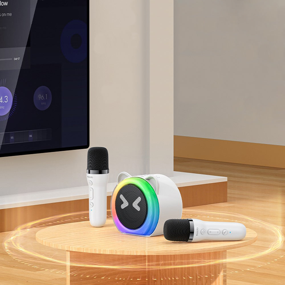 Bluetooth Speaker Yesido YSW36 Kids, 5W, Karaoke, Wit