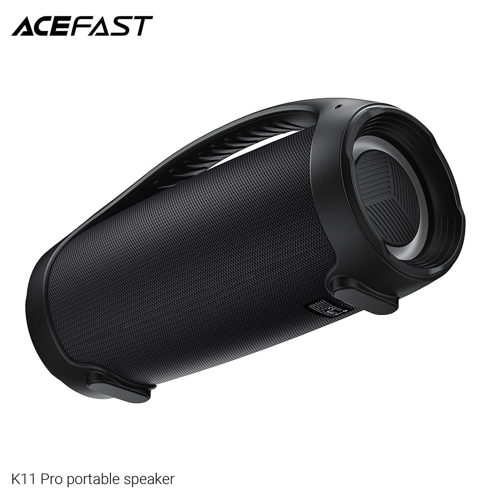 Tragbarer Bluetooth-Lautsprecher Acefast K11 Pro, 102W, RGB, TWS, wasserdicht, schwarz