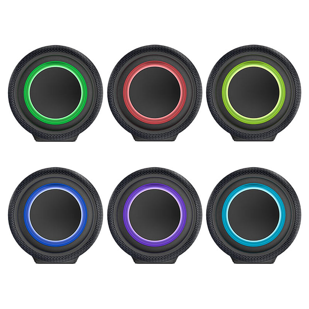 Bluetooth-Lautsprecher Acefast K2 Air, 2 x 20W, RGB, wasserdicht, Schwarz