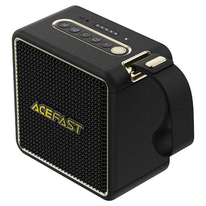 Enceinte Portable Bluetooth Acefast K3 Nano, 1 x 30W - 1 x 16W, RGB, Étanche, Noire