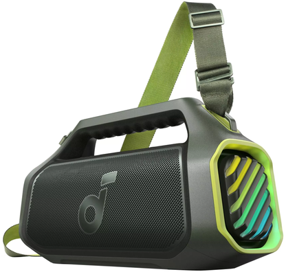 Anker SoundCore Boom 2 Plus New Version Portable Bluetooth Speaker, 140W, TWS, RGB, Waterproof, Green A3134062