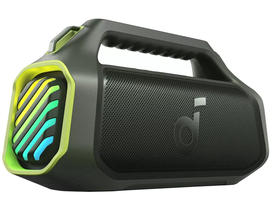 Draagbare Bluetooth-luidspreker Anker SoundCore Boom 2 Plus Nieuwe Versie, 140W, TWS, RGB, Waterdicht, Groen A3134062